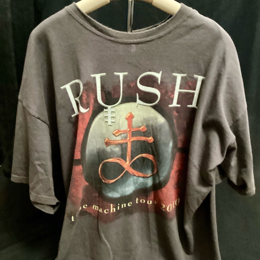 RUSH: 2010 Time Machine Tour 2XL Concert Tee - Vintage